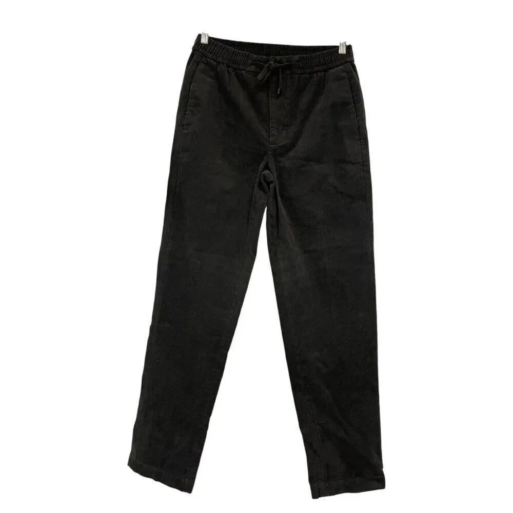 Massimo Dutti Womens Corduroy Pants Trouser M Medium Elastic Waist 0012/033 NWT